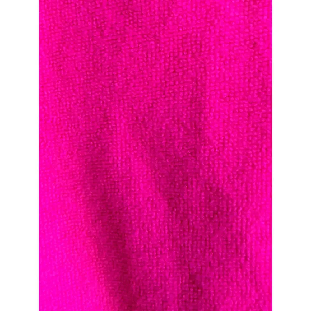 Lilly Pulitzer Girls L 8-10 Hot Pink Terry Cloth Hooded Swim Cover Up Dress